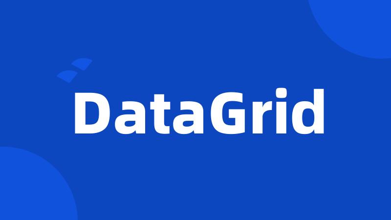 DataGrid